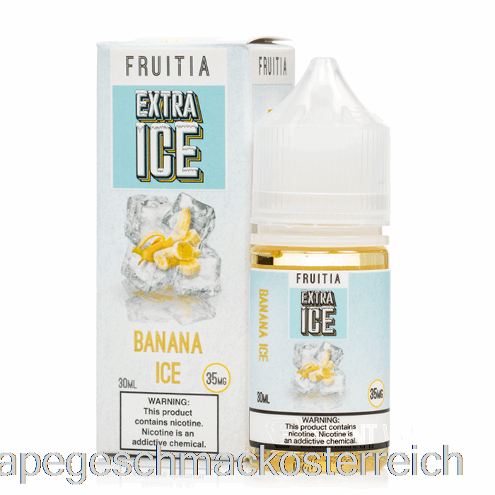 Bananeneis – Extra-Eis – Fruitia-Salze – 30 Ml, 50 Mg Vape-Geschmack